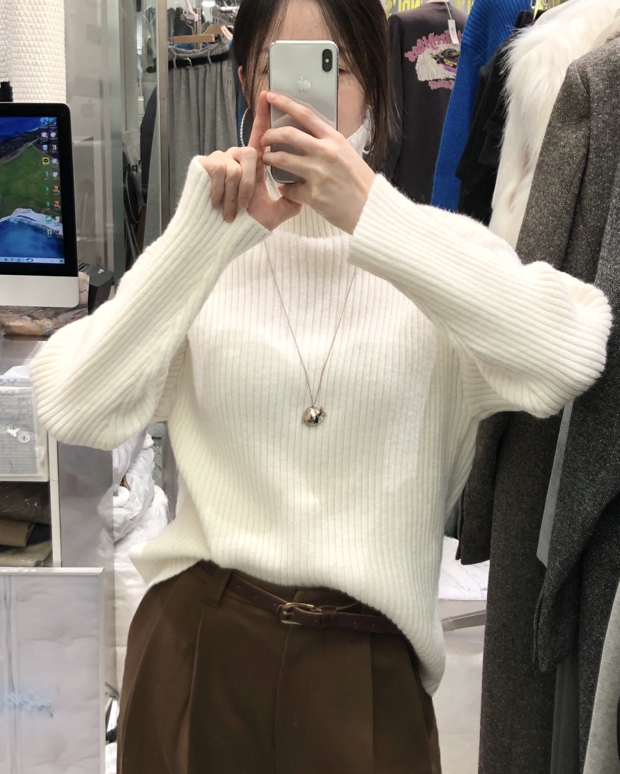 WORK SHOP東大門㊣直郵女士新品推薦人氣25秋冬職業針織衫Work_shop針織衫圖色2