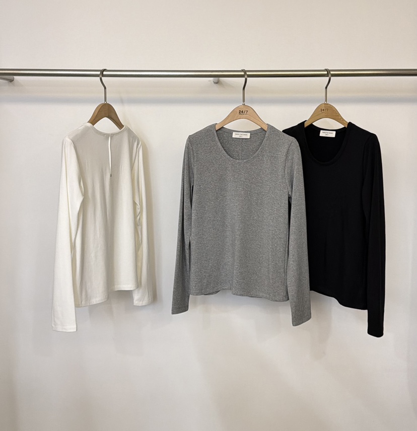 TWENTY FOUR SEVEN24-7東大門㊣代購女士新品人氣長袖T恤TEWNTY FOUR SEVEN24-7長袖T恤