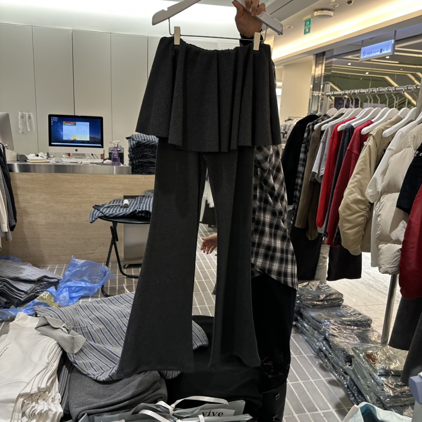 VIVE東大門㊣實拍女士新品推薦職業人氣25秋冬時尚真品裙褲VIVE裙褲圖色2墨色