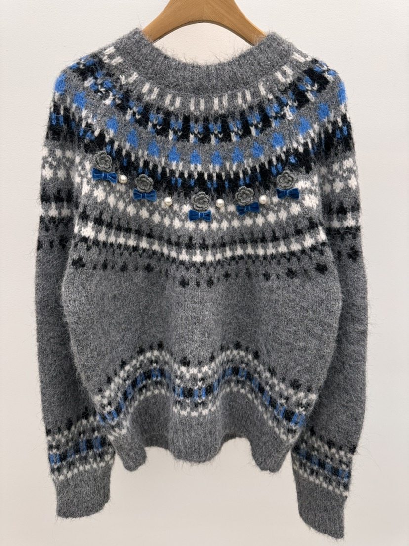 THORE韓國直郵㊣女裝新品職業熱賣休閑推薦25秋冬時尚人氣毛衣THORE毛衣圖色2