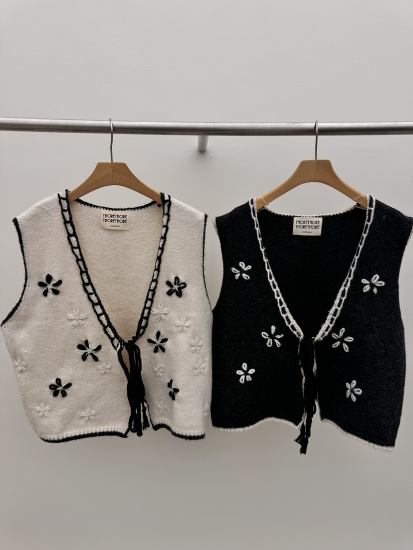 THORE韓國代購㊣女裝新款休閑真品時尚熱賣職業推薦25秋冬馬甲THORE馬甲