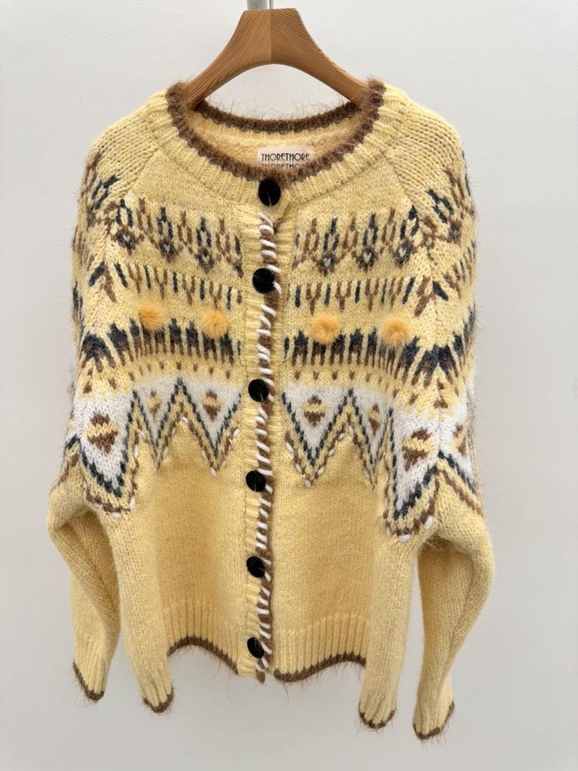 THORE韓國代購㊣女裝新款熱賣時尚休閑推薦職業25秋冬真品毛衣THORE毛衣圖色1