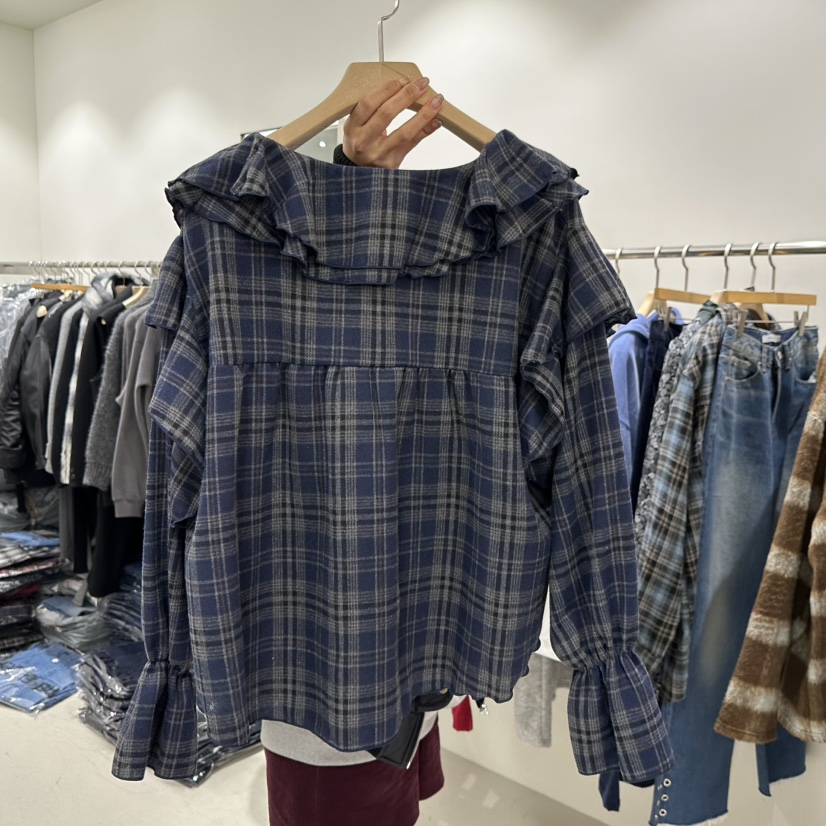 REPELLER東大門㊣代購女士新款人氣職業推薦時尚襯衫蕾絲衫REPELLER襯衫/蕾絲衫