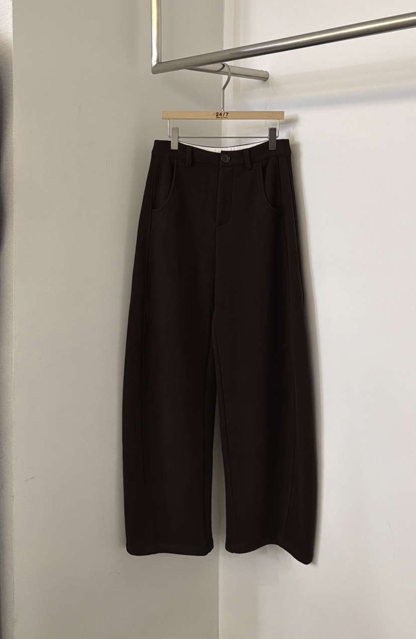 TWENTY FOUR SEVEN24-7韓國直郵㊣女裝新品休閑職業休閑褲TEWNTY FOUR SEVEN24-7休閑褲圖色3黑色