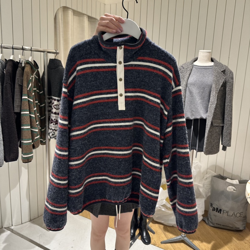 GRADE韓國代購㊣女裝新款推薦時尚職業休閑人氣真品衛衣奶油色GRADE衛衣圖色2