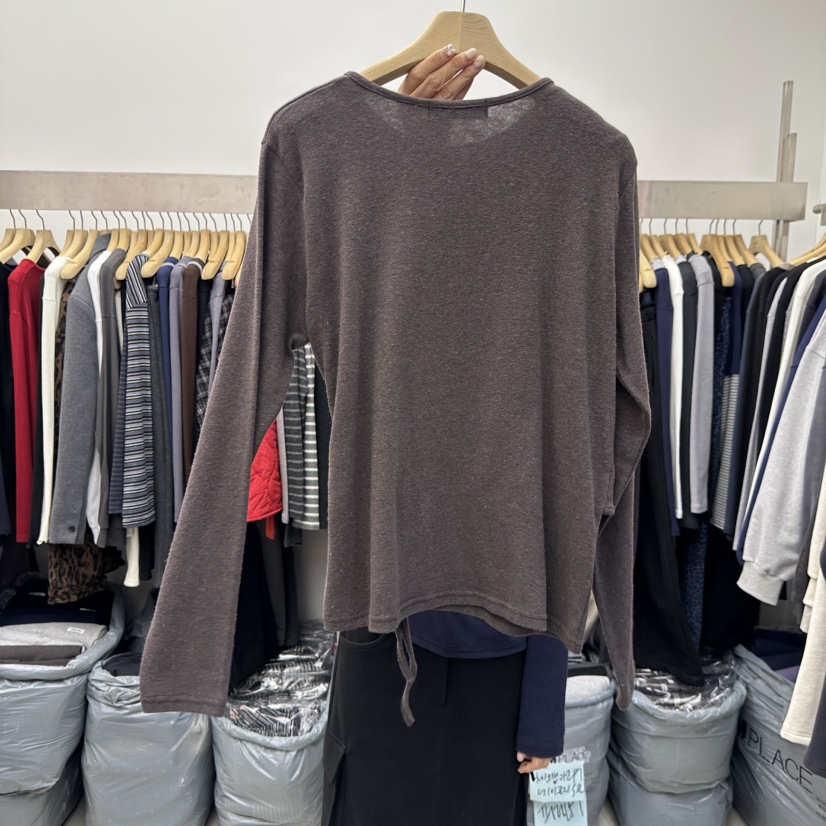 SPECIAL東大門㊣實拍女士新款熱賣25秋冬推薦休閑人氣長袖T恤SPECIAL長袖T恤