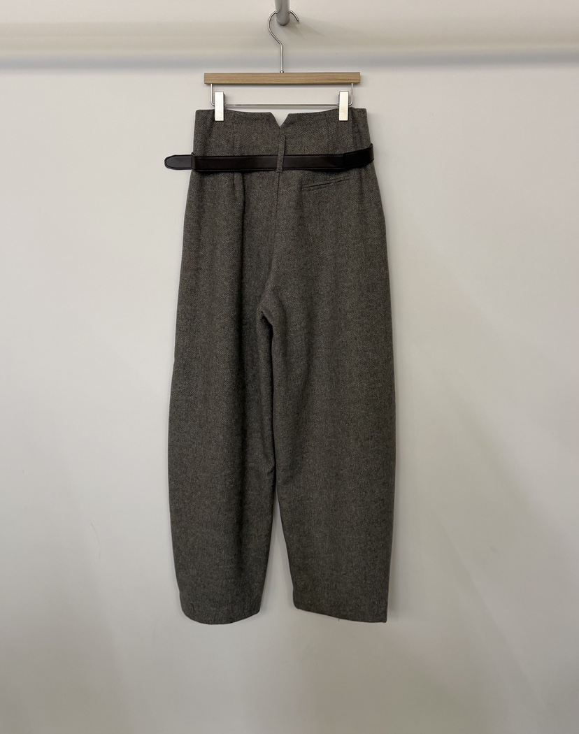 TWENTY FOUR SEVEN24-7東大門㊣實拍女裝新品休閑休閑褲含腰帶羊毛TEWNTY FOUR SEVEN24-7休閑褲