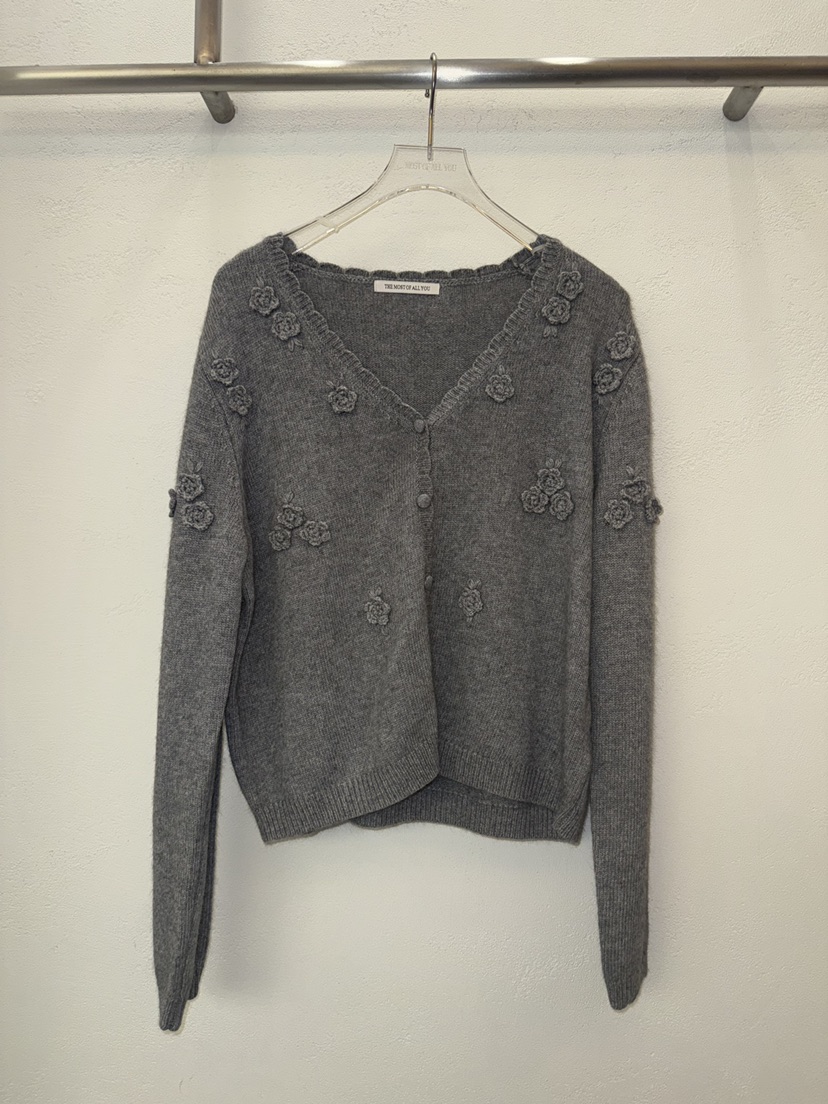 MOST OF ALL U東大門㊣代購女士新品人氣熱賣休閑針織衫MOST OF ALL U針織衫圖色1