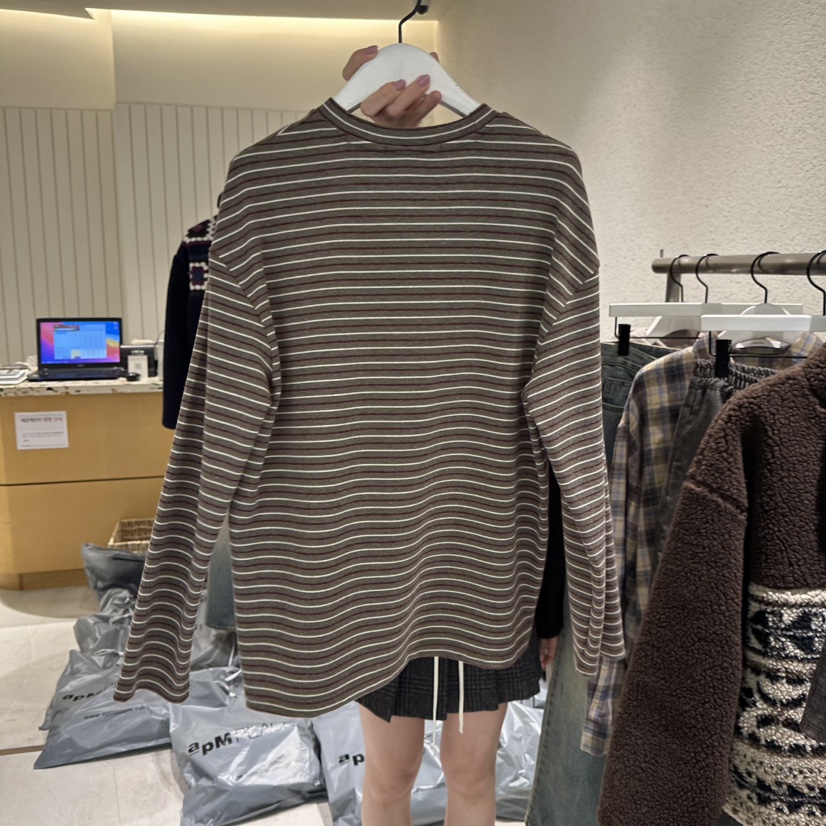 GRADE東大門㊣直郵女裝新品真品推薦人氣時尚職業休閑長袖T恤GRADE長袖T恤