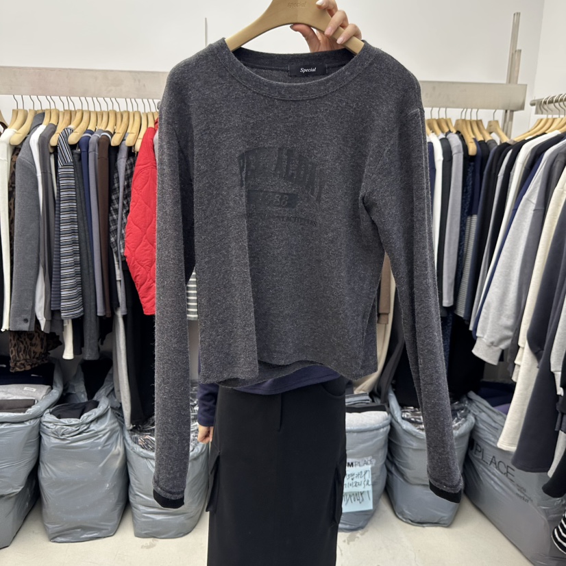 SPECIAL韓國代購㊣女士新款推薦時尚25秋冬人氣熱賣長袖T恤SPECIAL長袖T恤圖色4
