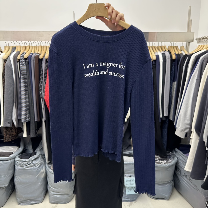 SPECIAL東大門㊣代購女士新款真品推薦職業休閑25秋冬長袖T恤SPECIAL長袖T恤圖色3