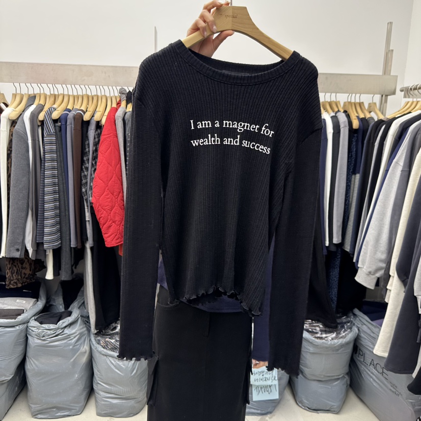 SPECIAL東大門㊣代購女士新款真品推薦職業休閑25秋冬長袖T恤SPECIAL長袖T恤圖色7