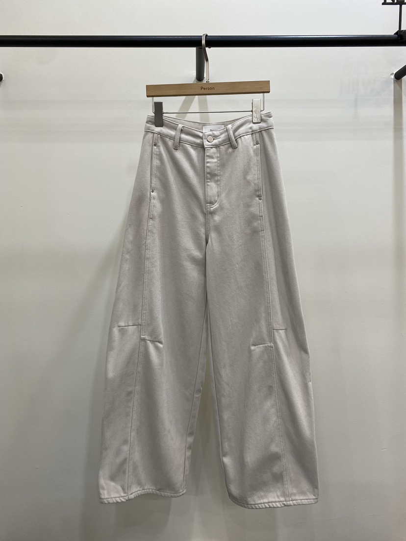 PERSON東大門㊣代購女裝新品職業人氣25秋冬真品休閑褲加絨PERSON休閑褲圖色1