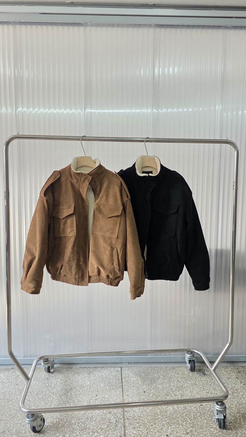 LIMLIMLIM東大門㊣代購女裝新款熱賣人氣推薦休閑夾克絨面革LIM LIM LIM夾克