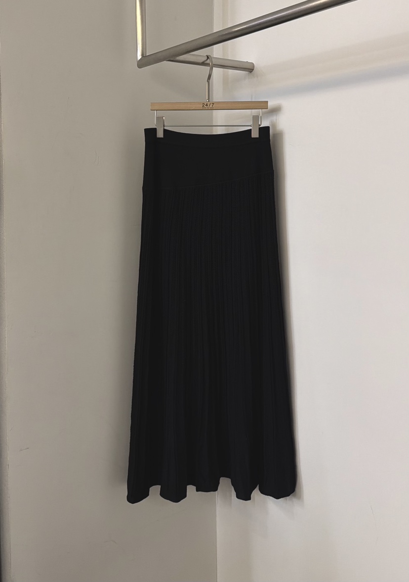 TWENTY FOUR SEVEN24-7東大門㊣實拍女裝新款熱賣職業長裙TEWNTY FOUR SEVEN24-7長裙圖色3黑色
