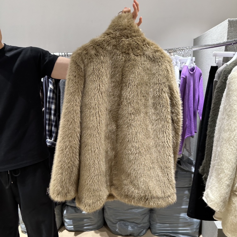 FAVOR-P韓國代購㊣女裝新品職業25秋冬推薦時尚熱賣短款大衣FAVOR-P短款大衣