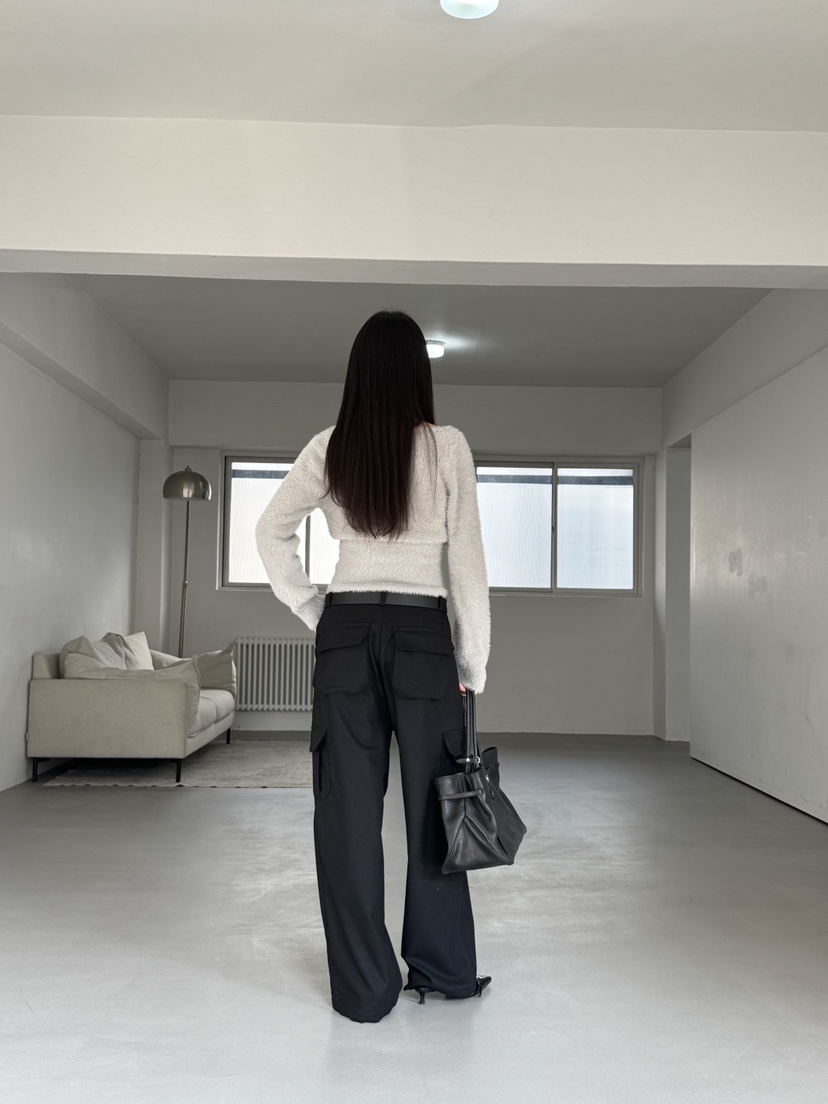 LIMLIMLIM東大門㊣實拍女士新款推薦25秋冬熱賣針織衫含脖帶LIM LIM LIM針織衫