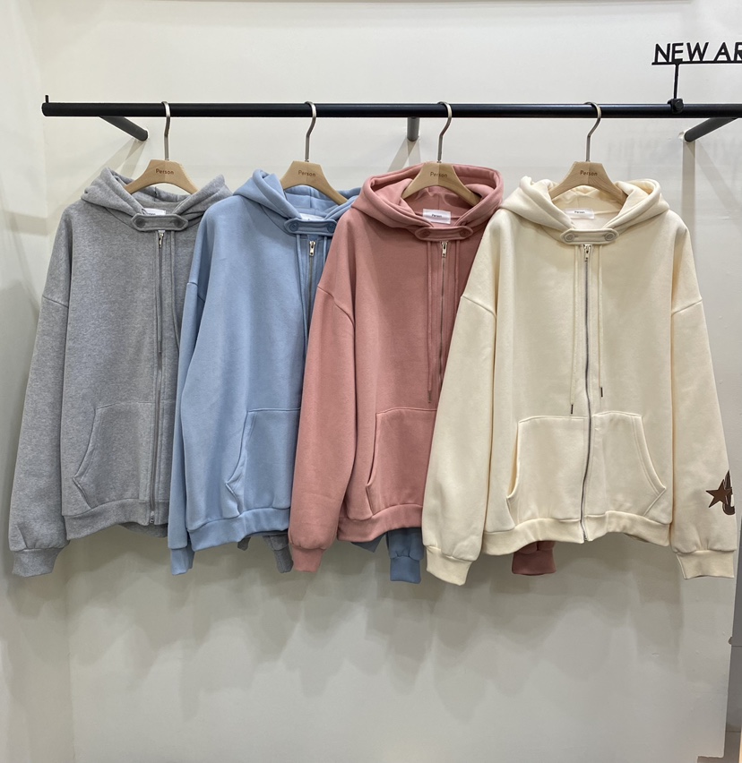 PERSON東大門㊣代購女裝新款人氣熱賣真品25秋冬夾克拉鏈連帽PERSON夾克