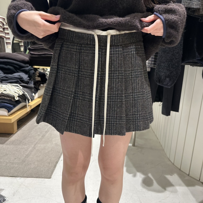 GRADE東大門㊣實拍女裝新款熱賣時尚推薦休閑人氣職業25秋冬短褲GRADE短褲圖色2墨色