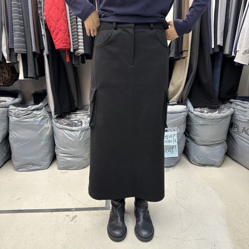 SPECIAL東大門㊣實拍女士新品人氣推薦時尚真品25秋冬職業長裙SPECIAL長裙圖色2黑色