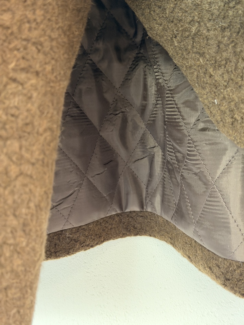 MOST OF ALL U東大門㊣直郵女裝新品25秋冬短款大衣羊毛MOST OF ALL U短款大衣