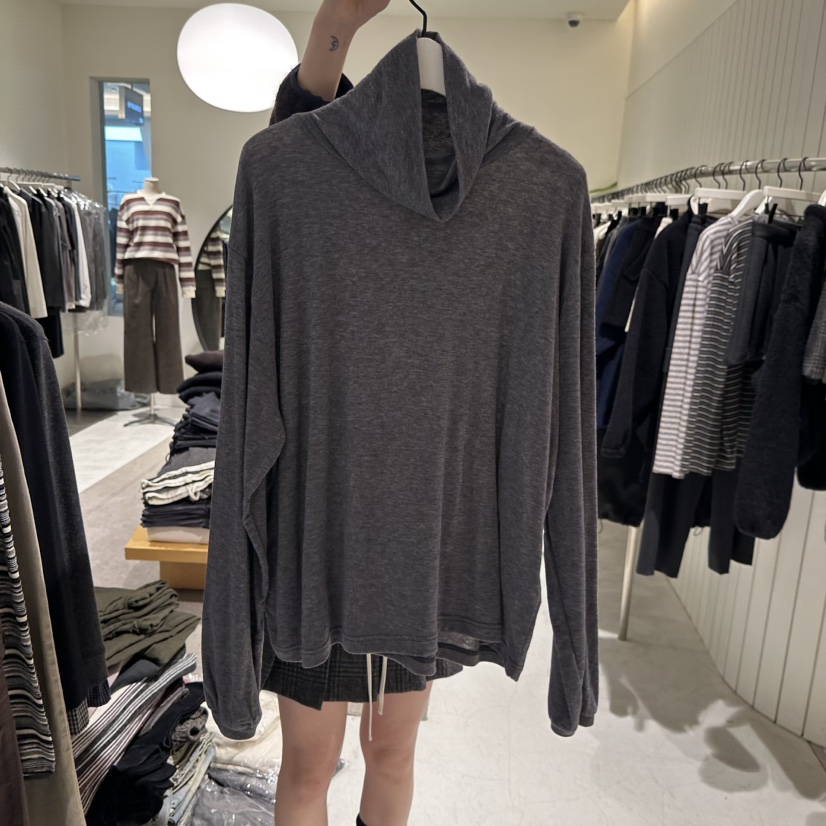 GRADE東大門㊣直郵女士新款25秋冬熱賣休閑真品長袖T恤羊毛GRADE長袖T恤圖色1