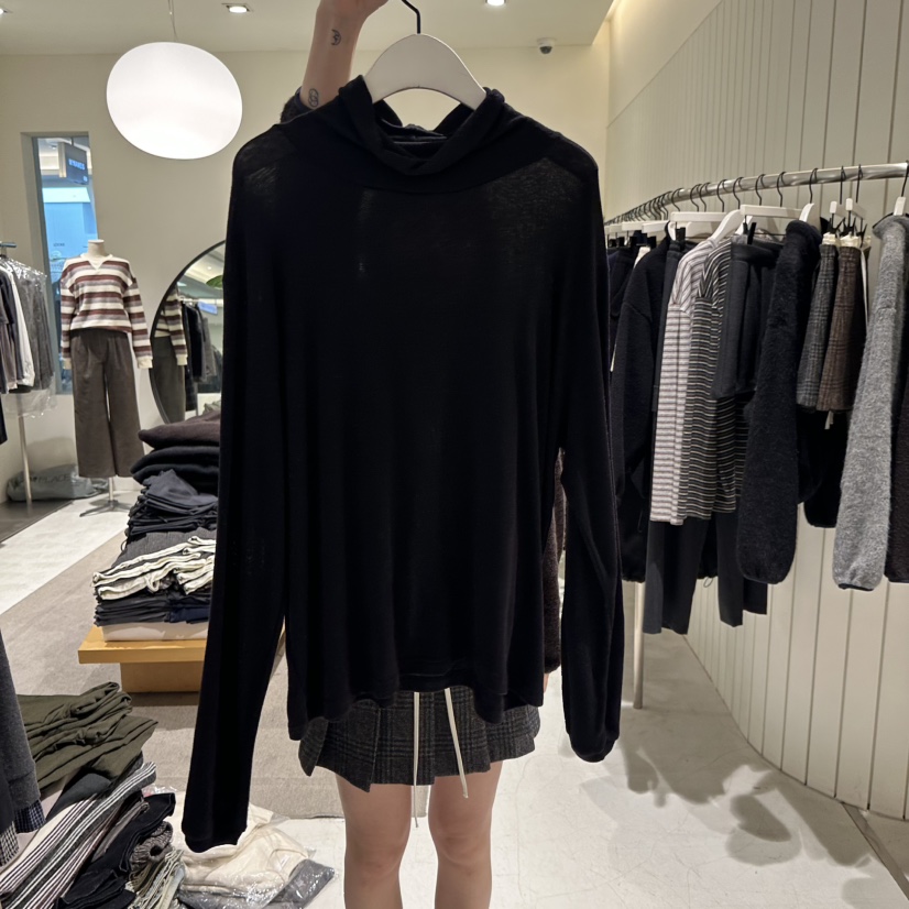 GRADE東大門㊣直郵女士新款25秋冬熱賣休閑真品長袖T恤羊毛GRADE長袖T恤圖色2