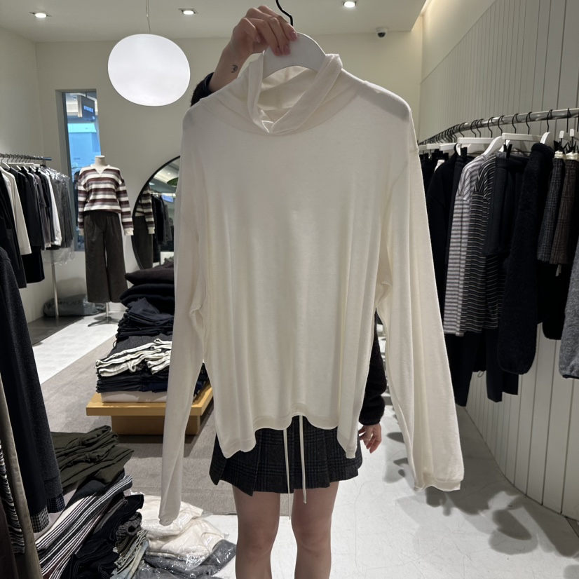 GRADE東大門㊣直郵女士新款25秋冬熱賣休閑真品長袖T恤羊毛GRADE長袖T恤圖色3
