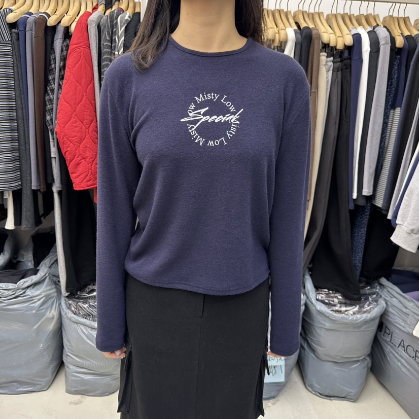 SPECIAL東大門㊣實拍女裝新品25秋冬真品休閑熱賣人氣長袖T恤SPECIAL長袖T恤圖色5