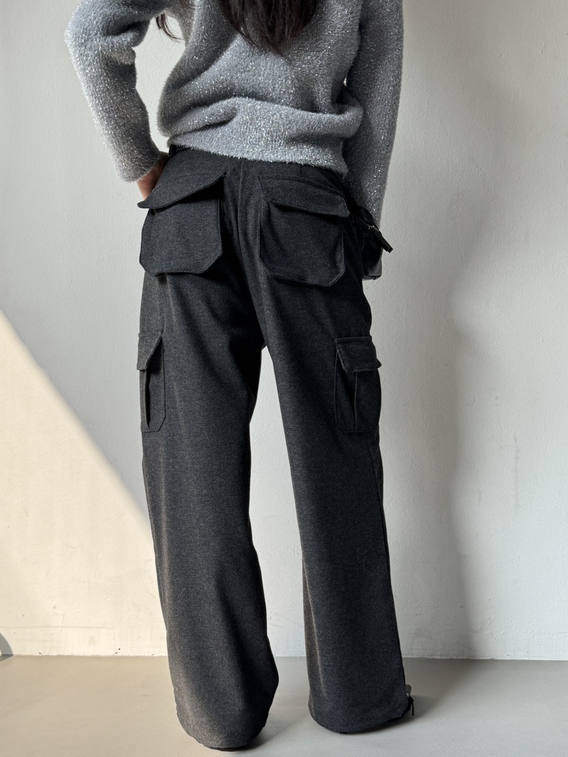 LIMLIMLIM東大門㊣實拍女士新款真品熱賣25秋冬休閑褲不含腰帶LIM LIM LIM休閑褲