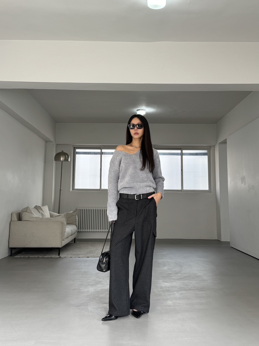 LIMLIMLIM東大門㊣實拍女士新款真品熱賣25秋冬休閑褲不含腰帶LIM LIM LIM休閑褲