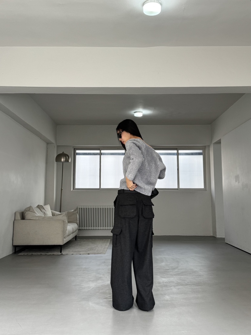 LIMLIMLIM東大門㊣實拍女士新款真品熱賣25秋冬休閑褲不含腰帶LIM LIM LIM休閑褲