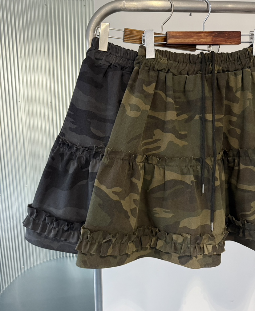 HEYJUDE韓國直郵㊣女士新款時尚職業推薦休閑真品人氣短裙迷彩HEYJUDE短裙