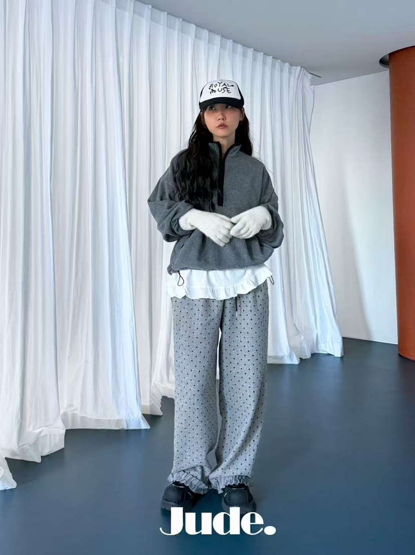 HEYJUDE韓國代購㊣女士新款推薦真品職業熱賣25秋冬人氣休閑褲HEYJUDE休閑褲