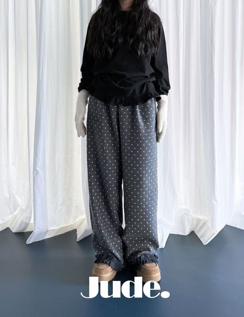 HEYJUDE韓國代購㊣女士新款推薦真品職業熱賣25秋冬人氣休閑褲HEYJUDE休閑褲