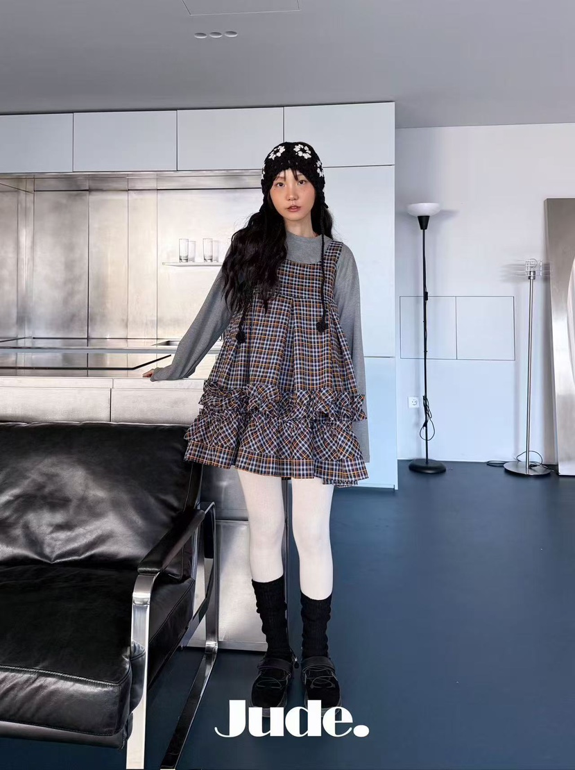 HEYJUDE東大門㊣代購女裝新品熱賣人氣25秋冬時尚真品連衣裙HEYJUDE連衣裙