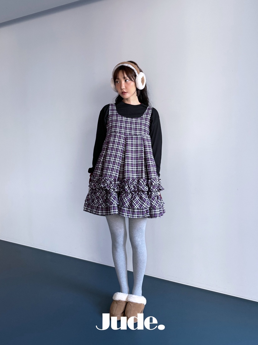 HEYJUDE東大門㊣代購女裝新品熱賣人氣25秋冬時尚真品連衣裙HEYJUDE連衣裙