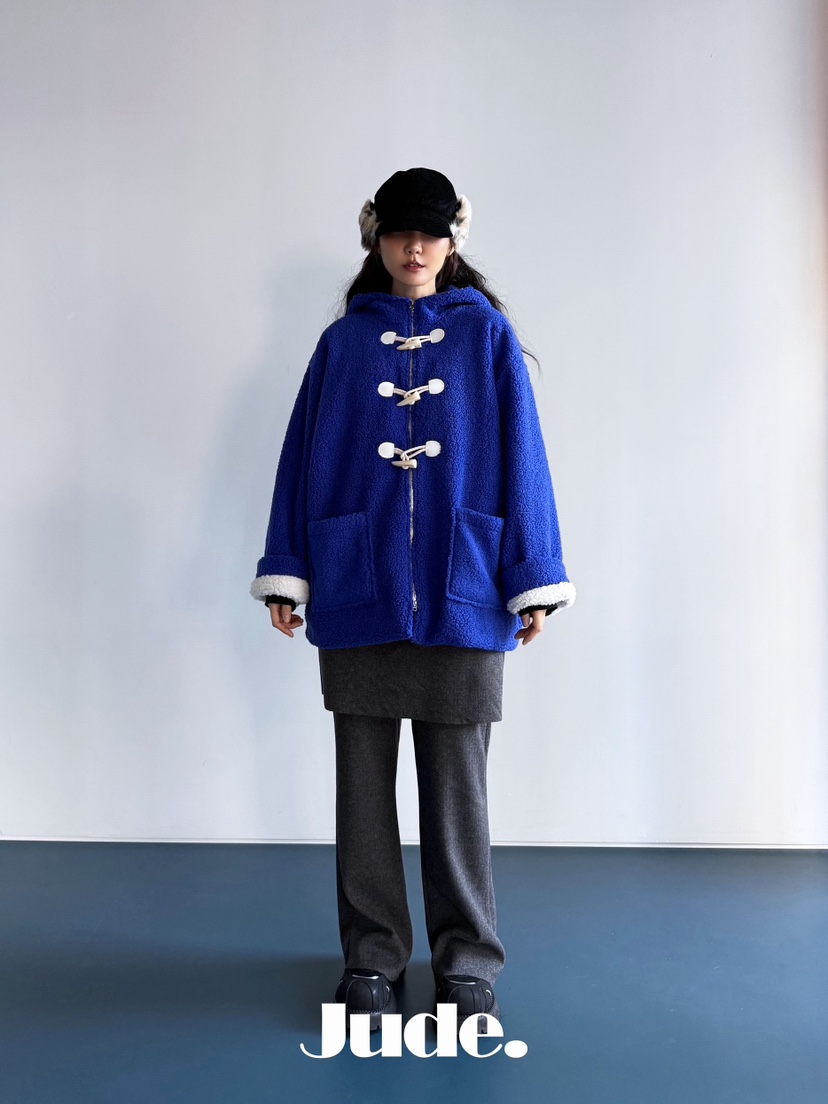 HEYJUDE韓國直郵㊣女裝新款真品職業推薦休閑熱賣中長款大衣HEYJUDE中長款大衣