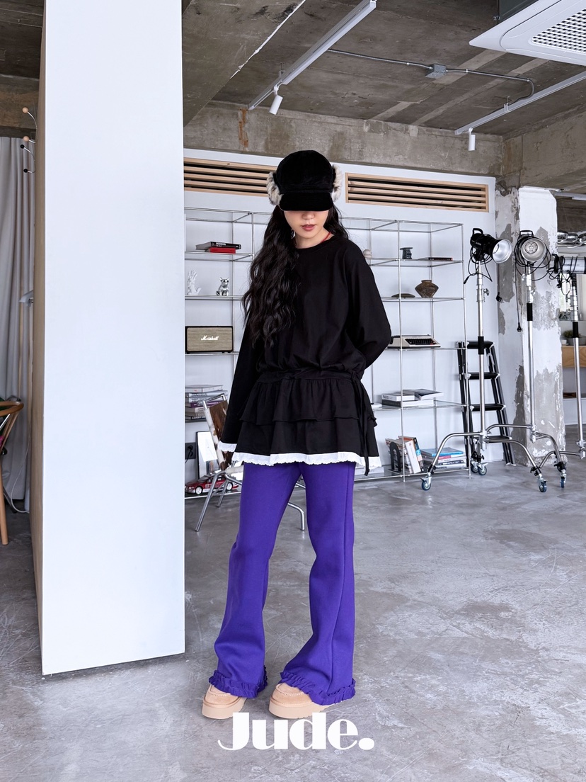 HEYJUDE東大門㊣實拍女士新款休閑時尚推薦25秋冬熱賣休閑褲HEYJUDE休閑褲