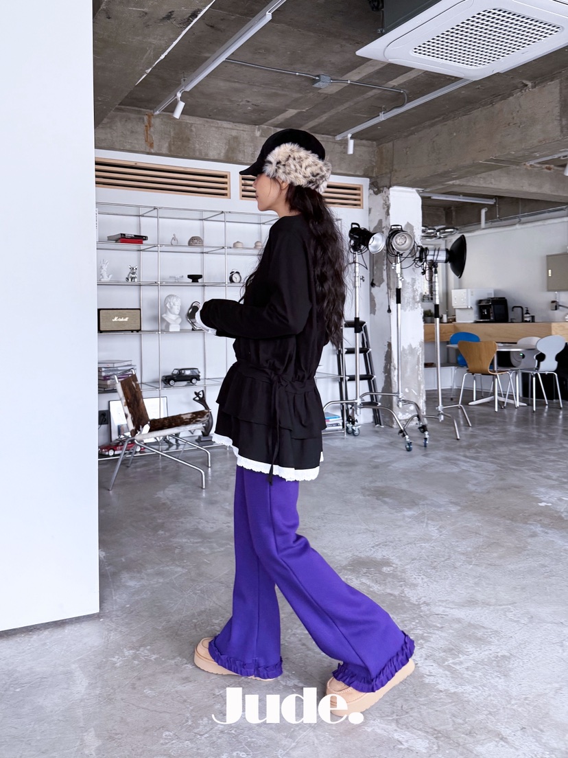 HEYJUDE東大門㊣實拍女士新款休閑時尚推薦25秋冬熱賣休閑褲HEYJUDE休閑褲