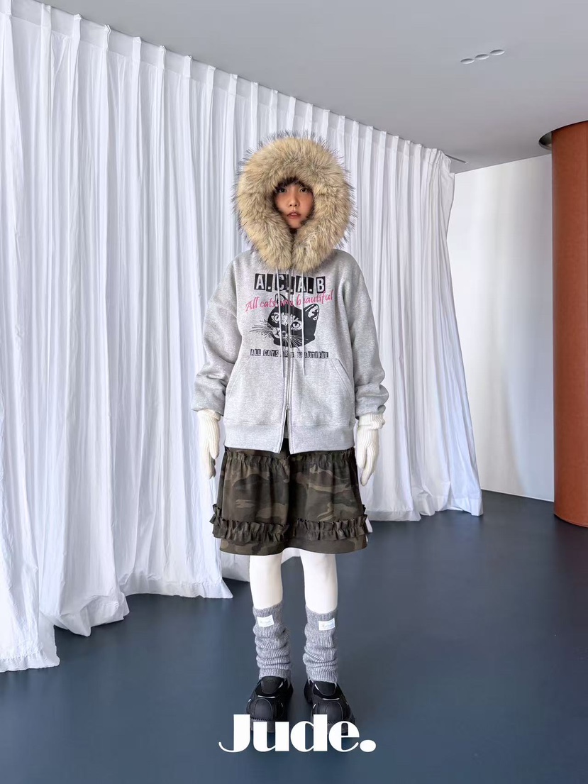 HEYJUDE東大門㊣實拍女士新款真品時尚人氣休閑夾克連帽拉鏈衫HEYJUDE夾克