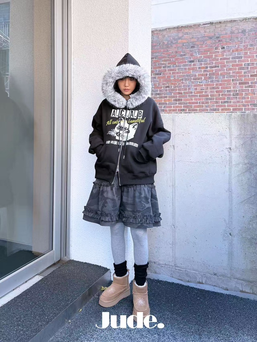 HEYJUDE東大門㊣實拍女士新款真品時尚人氣休閑夾克連帽拉鏈衫HEYJUDE夾克