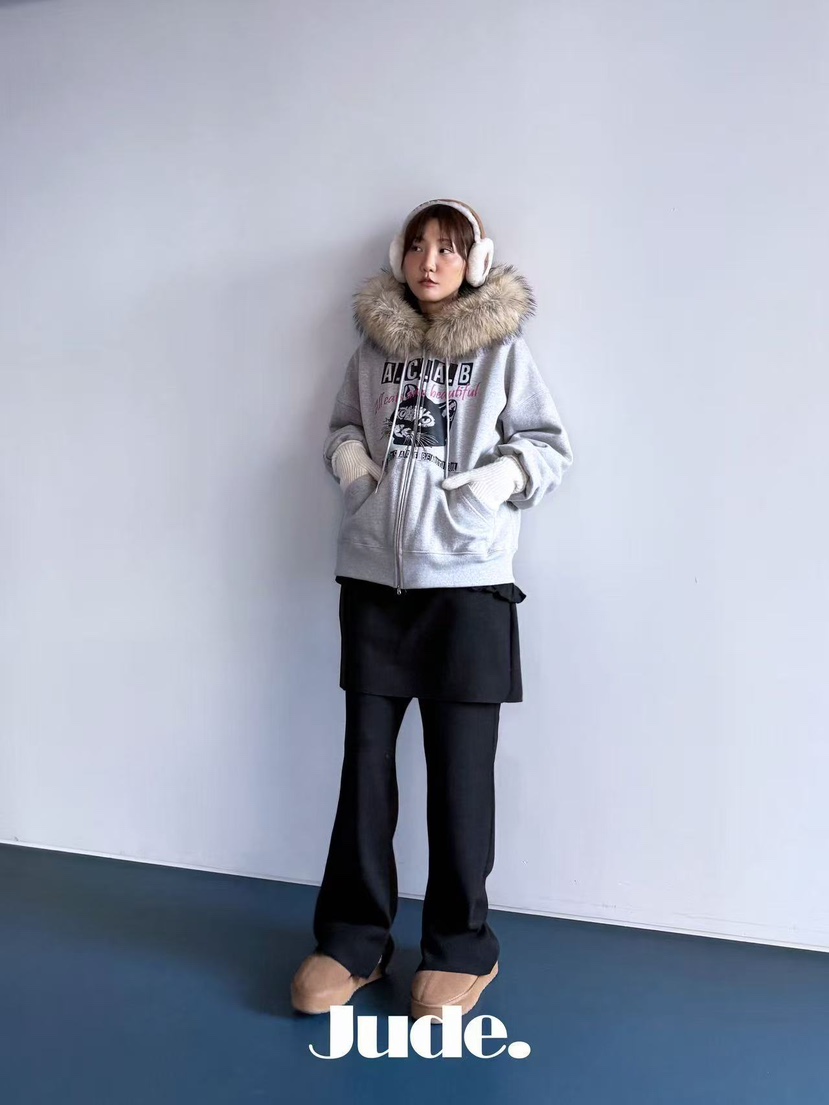 HEYJUDE東大門㊣實拍女士新款真品時尚人氣休閑夾克連帽拉鏈衫HEYJUDE夾克