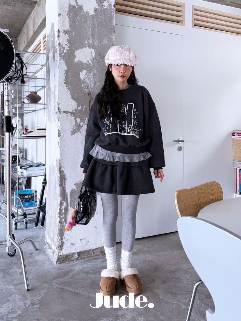 HEYJUDE東大門㊣代購女士新品推薦真品熱賣休閑職業時尚衛衣HEYJUDE衛衣