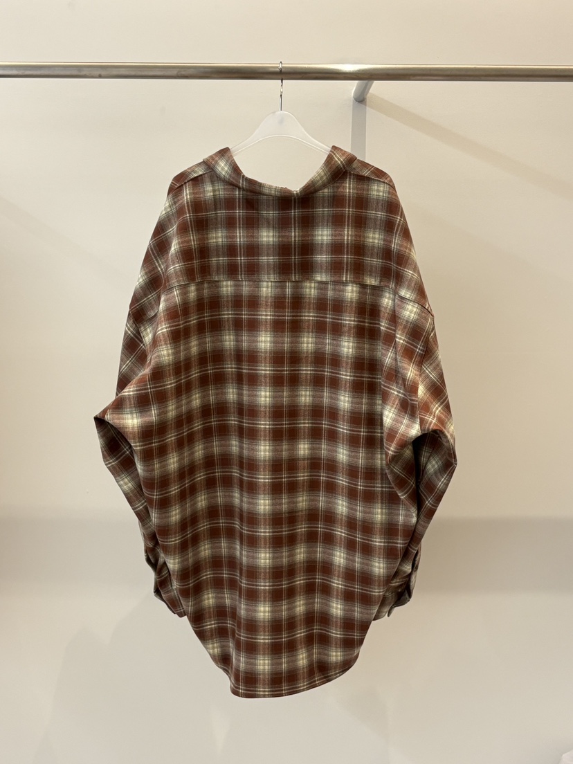 THERE東大門㊣直郵女裝新品熱賣25秋冬時尚推薦襯衫蕾絲衫格子THERE襯衫/蕾絲衫