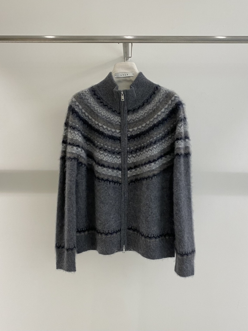 1968韓國直郵㊣女裝新款推薦熱賣休閑人氣職業針織衫拉鏈開衫1968/YEOUYA針織衫圖色2