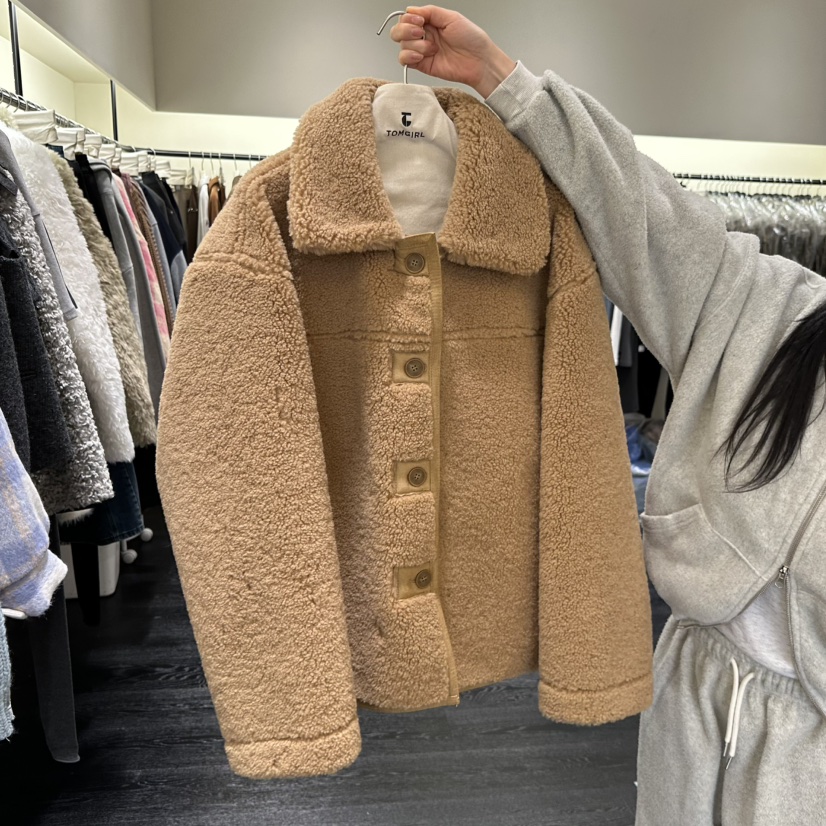 TOMGIRL東大門㊣直郵女裝新款熱賣25秋冬真品人氣休閑推薦夾克TOMGIRL夾克圖色2