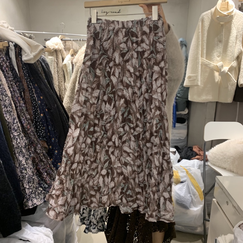 LOGROAD東大門㊣代購女裝新款推薦人氣職業熱賣時尚真品長裙LOG ROAD長裙圖色1