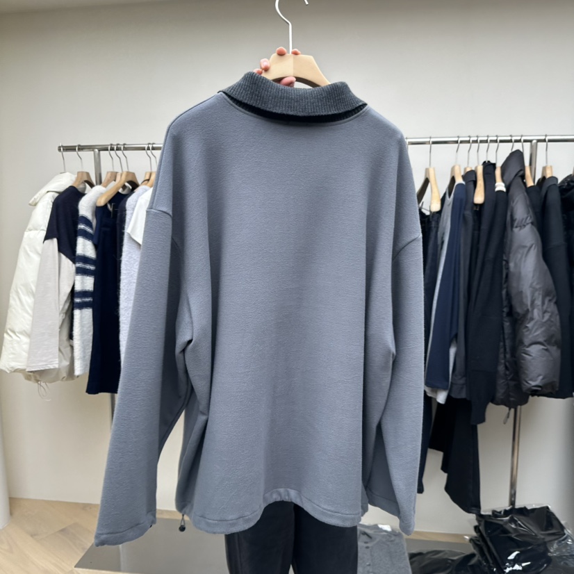 EFFERVESCENT韓國直郵㊣女士新款休閑25秋冬時尚人氣衛衣拉鏈evc/effervescent衛衣