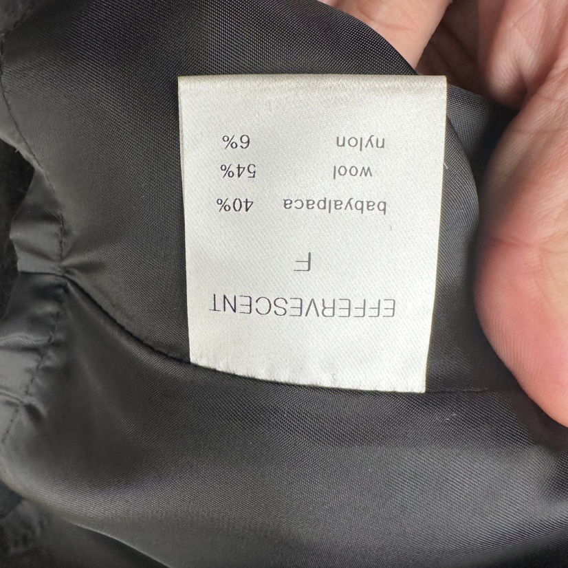 EFFERVESCENT韓國代購㊣女士新品真品中長款大衣含腰帶兜帽evc/effervescent中長款大衣